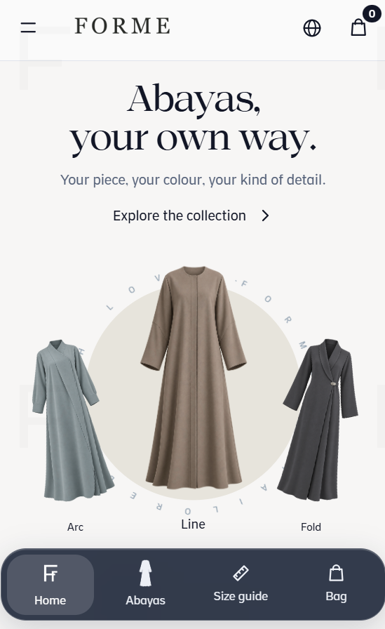 صورة منتج ملابس من أصول المشروع